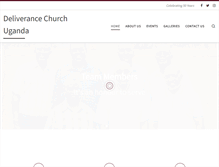 Tablet Screenshot of dcuganda.org